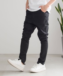 『vicci/ヴィッチ』ストレッチサルエルスキニーデニムパンツ