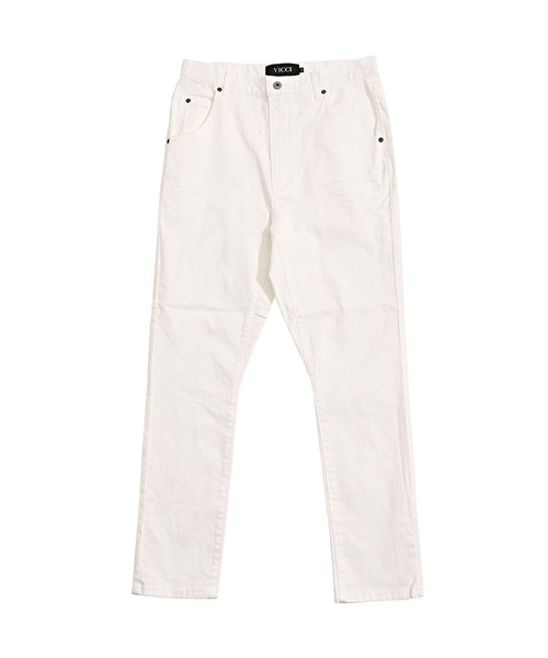 SILVER BULLET(シルバーバレット)の「『vicci/ヴィッチ』ストレッチサルエルスキニーデニムパンツ(デニムパンツ・メンズ・ブルー/ホワイト/ブラック/インディゴブルー/ベージュ・S/L/M/XL)」の6枚目の写真