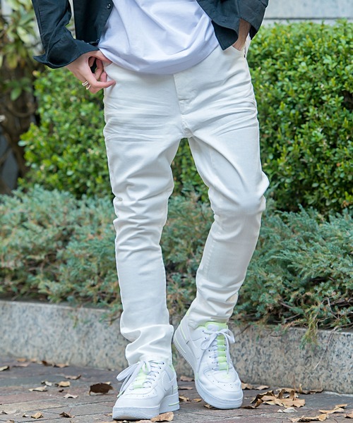 SILVER BULLET(シルバーバレット)の「『vicci/ヴィッチ』ストレッチサルエルスキニーデニムパンツ(デニムパンツ・メンズ・ブルー/ホワイト/ブラック/インディゴブルー/ベージュ・S/L/M/XL)」の10枚目の写真