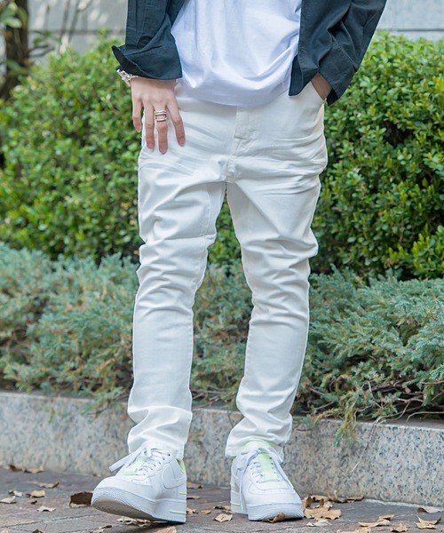 SILVER BULLET(シルバーバレット)の「『vicci/ヴィッチ』ストレッチサルエルスキニーデニムパンツ(デニムパンツ・メンズ・ブルー/ホワイト/ブラック/インディゴブルー/ベージュ・S/L/M/XL)」の11枚目の写真