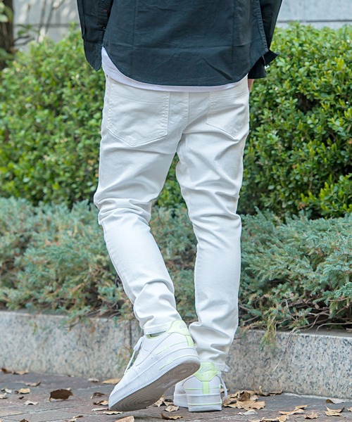 SILVER BULLET(シルバーバレット)の「『vicci/ヴィッチ』ストレッチサルエルスキニーデニムパンツ(デニムパンツ・メンズ・ブルー/ホワイト/ブラック/インディゴブルー/ベージュ・S/L/M/XL)」の13枚目の写真