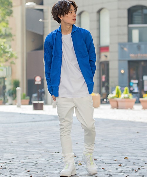 SILVER BULLET(シルバーバレット)の「『vicci/ヴィッチ』ストレッチサルエルスキニーデニムパンツ(デニムパンツ・メンズ・ブルー/ホワイト/ブラック/インディゴブルー/ベージュ・S/L/M/XL)」の18枚目の写真