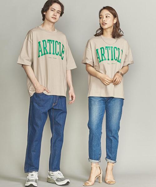 BEAUTY&YOUTH UNITED ARROWS（ビューティーアンドユースユナイテッドアローズ）の「【WEB限定】 by レタード ワイドフォルム Ｔシャツ（Tシャツ/カットソー・メンズ・ブラック/ライム/クリーム/ベージュ/ホワイト・S/L/M）」の6枚目の写真