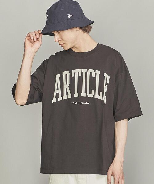 BEAUTY&YOUTH UNITED ARROWS（ビューティーアンドユースユナイテッドアローズ）の「【WEB限定】 by レタード ワイドフォルム Ｔシャツ（Tシャツ/カットソー・メンズ・ブラック/ライム/クリーム/ベージュ/ホワイト・S/L/M）」の11枚目の写真