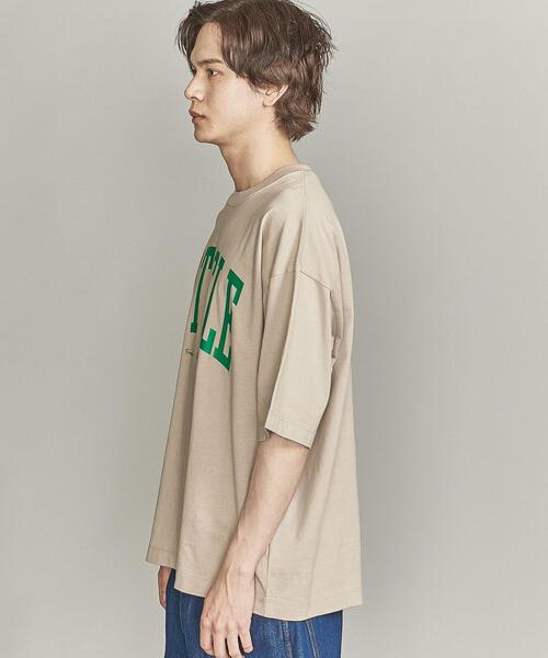 BEAUTY&YOUTH UNITED ARROWS（ビューティーアンドユースユナイテッドアローズ）の「【WEB限定】 by レタード ワイドフォルム Ｔシャツ（Tシャツ/カットソー・メンズ・ブラック/ライム/クリーム/ベージュ/ホワイト・S/L/M）」の17枚目の写真