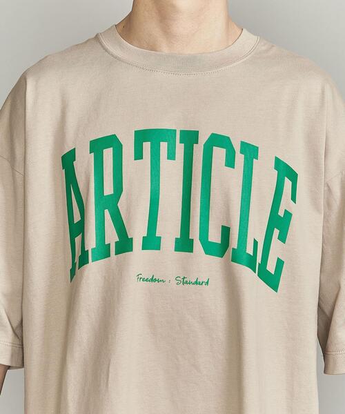 BEAUTY&YOUTH UNITED ARROWS（ビューティーアンドユースユナイテッドアローズ）の「【WEB限定】 by レタード ワイドフォルム Ｔシャツ（Tシャツ/カットソー・メンズ・ブラック/ライム/クリーム/ベージュ/ホワイト・S/L/M）」の22枚目の写真