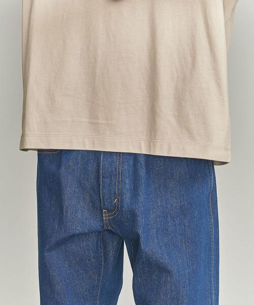 BEAUTY&YOUTH UNITED ARROWS（ビューティーアンドユースユナイテッドアローズ）の「【WEB限定】 by レタード ワイドフォルム Ｔシャツ（Tシャツ/カットソー・メンズ・ブラック/ライム/クリーム/ベージュ/ホワイト・S/L/M）」の8枚目の写真