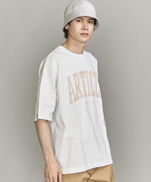 BEAUTY&YOUTH UNITED ARROWS（ビューティーアンドユースユナイテッドアローズ）の「【WEB限定】 by レタード ワイドフォルム Ｔシャツ（Tシャツ/カットソー・メンズ・ブラック/ライム/クリーム/ベージュ/ホワイト・S/L/M）」の13枚目の写真