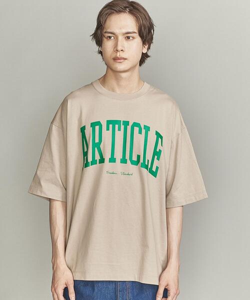 BEAUTY&YOUTH UNITED ARROWS（ビューティーアンドユースユナイテッドアローズ）の「【WEB限定】 by レタード ワイドフォルム Ｔシャツ（Tシャツ/カットソー・メンズ・ブラック/ライム/クリーム/ベージュ/ホワイト・S/L/M）」の9枚目の写真