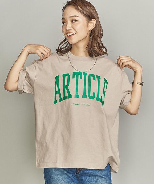 BEAUTY&YOUTH UNITED ARROWS（ビューティーアンドユースユナイテッドアローズ）の「【WEB限定】 by レタード ワイドフォルム Ｔシャツ（Tシャツ/カットソー・メンズ・ブラック/ライム/クリーム/ベージュ/ホワイト・S/L/M）」の19枚目の写真