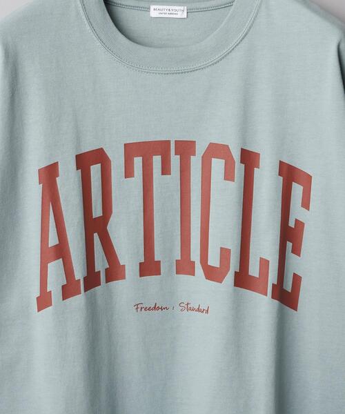 BEAUTY&YOUTH UNITED ARROWS（ビューティーアンドユースユナイテッドアローズ）の「【WEB限定】 by レタード ワイドフォルム Ｔシャツ（Tシャツ/カットソー・メンズ・ブラック/ライム/クリーム/ベージュ/ホワイト・S/L/M）」の10枚目の写真