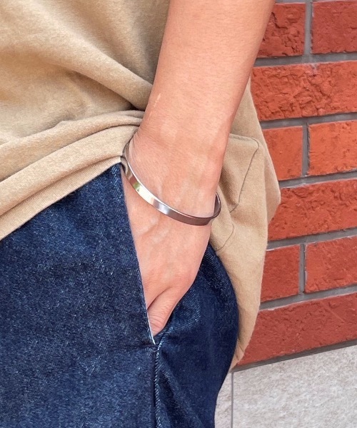 Burner（バーナー）の「【OKUOKU　0909】マルチデザイン ステンレス バングル ブレスレット  oku-brac-10（ブレスレット・メンズ・シルバー/ブラック/ゴールド/シルバー系/その他5/その他6/その他7/ピンクゴールド/E/F/その他1/その他2/その他3/H/J/O/Q/K/L/M/N/G/I/P/R/その他4・FREE）」の10枚目の写真