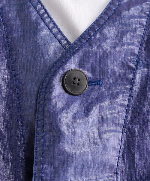 TOMORROWLAND (トゥモローランド)の「リネンキャンバスコーティング ベスト(ベスト・メンズ・ライトグレー/ブラウン/バイオレット・S/M)」の12枚目の写真