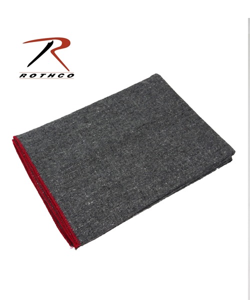 ROTHCO （ロスコ） / WOOL RESCUE BLANKET 10429 大判ウールブランケット グレー 200×155cm（ブランケット）｜ROTHCO（ロスコ）