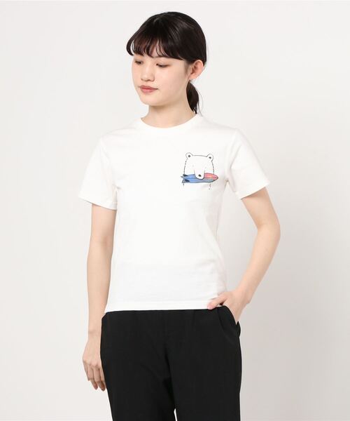 THE BAREFOOT（ベアフット）の「NSB 20SJ01KC16SB（Tシャツ/カットソー・キッズ・サックスブルー/ホワイト/グレー・S/L/M）」の2枚目の写真