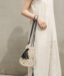 CAPRICIEUX LE'MAGE | コットンコード巾着ショルダーバッグ(ショルダーバッグ)