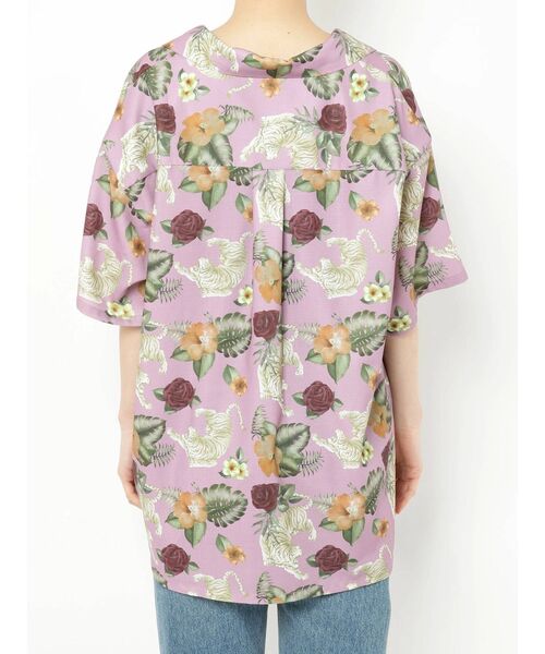 jouetie（ジュエティ）の「ジャパンヴィンテージアロハシャツ（シャツ/ブラウス・レディース・ブラック/オフホワイト/ピンク・MEDIUM）」の7枚目の写真