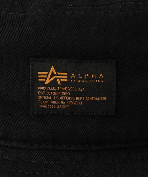 Alpha Industries(アルファインダストリーズ)の「ミリタリー バケットハット(ハット・メンズ・ブラック/ベージュ/オリーブ/グリーン系カモフラージュ・FREE)」の6枚目の写真