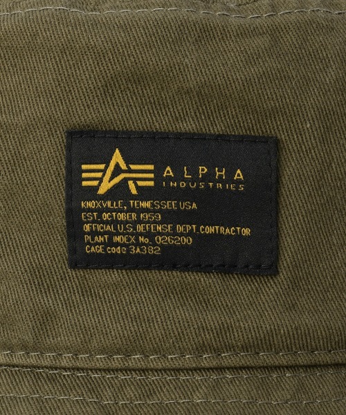 Alpha Industries(アルファインダストリーズ)の「ミリタリー バケットハット(ハット・メンズ・ブラック/ベージュ/オリーブ/グリーン系カモフラージュ・FREE)」の16枚目の写真