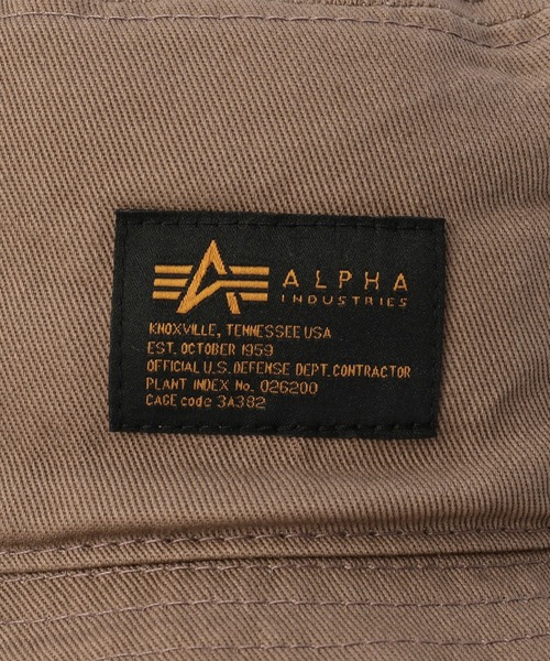 Alpha Industries(アルファインダストリーズ)の「ミリタリー バケットハット(ハット・メンズ・ブラック/ベージュ/オリーブ/グリーン系カモフラージュ・FREE)」の11枚目の写真