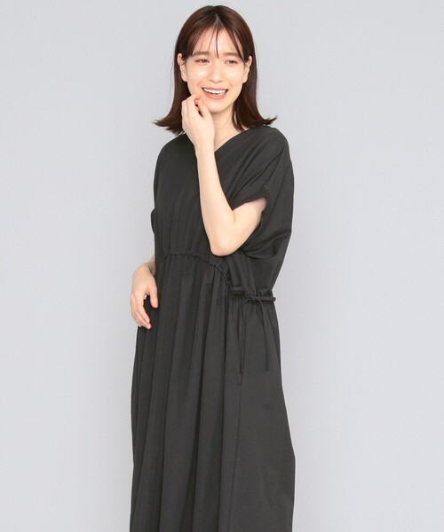 Park シェアパーク のファッション ナチュラルワッシャーウエストギャザーワンピース ワンピース ワンピース 洗える Share