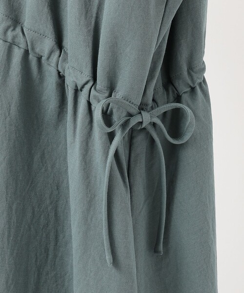 SHARE PARK（シェアパーク）の「【洗える】ナチュラルワッシャーウエストギャザーワンピース（ワンピース・レディース・ブルー系/カーキ系/ベージュ系/グレー系・0/1）」の17枚目の写真