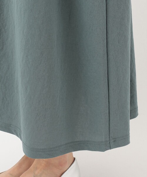 SHARE PARK（シェアパーク）の「【洗える】ナチュラルワッシャーウエストギャザーワンピース（ワンピース・レディース・ブルー系/カーキ系/ベージュ系/グレー系・0/1）」の21枚目の写真