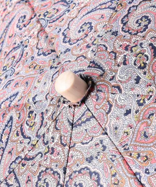 BLUELANE(ブルーレーン)の「<BLUELANE(ブルーレーン)> プリント 晴雨兼用 折りたたみ傘 ▲(折りたたみ傘・レディース・ブラック/ピンク/イエロー・FREE)」の4枚目の写真