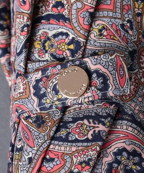 BLUELANE(ブルーレーン)の「<BLUELANE(ブルーレーン)> プリント 晴雨兼用 折りたたみ傘 ▲(折りたたみ傘・レディース・ブラック/ピンク/イエロー・FREE)」の8枚目の写真