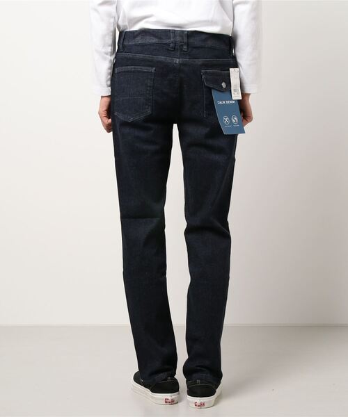 TAKA-Q（タカキュー）の「・タカキューメンズ/TAKA-Q：MEN　CALIK DENIM 5ポケットスリムパンツ（デニムパンツ・メンズ・ネイビー/ブルー・3L/LARGE/X-LARGE/S/MEDIUM）」の3枚目の写真