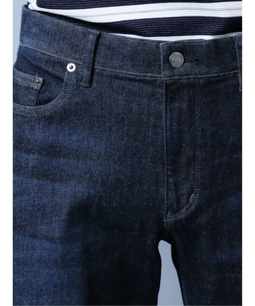 TAKA-Q（タカキュー）の「・タカキューメンズ/TAKA-Q：MEN　CALIK DENIM 5ポケットスリムパンツ（デニムパンツ・メンズ・ネイビー/ブルー・3L/LARGE/X-LARGE/S/MEDIUM）」の12枚目の写真