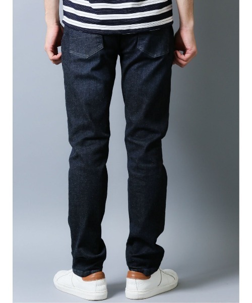 TAKA-Q（タカキュー）の「・タカキューメンズ/TAKA-Q：MEN　CALIK DENIM 5ポケットスリムパンツ（デニムパンツ・メンズ・ネイビー/ブルー・3L/LARGE/X-LARGE/S/MEDIUM）」の9枚目の写真