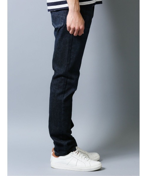 TAKA-Q（タカキュー）の「・タカキューメンズ/TAKA-Q：MEN　CALIK DENIM 5ポケットスリムパンツ（デニムパンツ・メンズ・ネイビー/ブルー・3L/LARGE/X-LARGE/S/MEDIUM）」の10枚目の写真