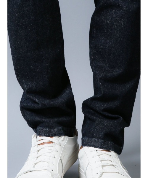 TAKA-Q（タカキュー）の「・タカキューメンズ/TAKA-Q：MEN　CALIK DENIM 5ポケットスリムパンツ（デニムパンツ・メンズ・ネイビー/ブルー・3L/LARGE/X-LARGE/S/MEDIUM）」の11枚目の写真