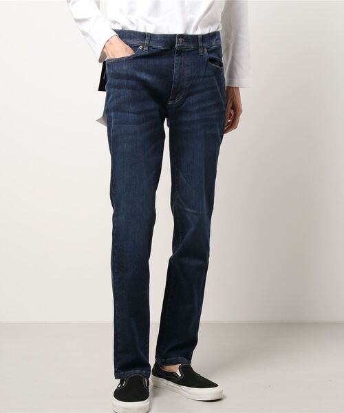 TAKA-Q（タカキュー）の「・タカキューメンズ/TAKA-Q：MEN　CALIK DENIM 5ポケットスリムパンツ（デニムパンツ・メンズ・ネイビー/ブルー・3L/LARGE/X-LARGE/S/MEDIUM）」の5枚目の写真