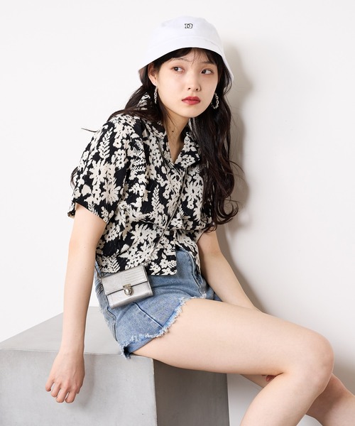 RASVOA（ラスボア）の「ダメージデニムショートパンツ（デニムパンツ・レディース・ブラック/ブルー・S/M）」の10枚目の写真
