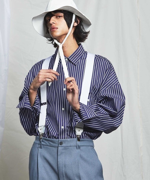 MAISON SPECIAL（メゾンスペシャル）の「《ユニセックスアイテム》【COLLABORATION ITEM】ALBERT THURSTON/アルバートサーストン サスペンダー 【MAISON SPECIAL/メゾンスペシャル】（サスペンダー・メンズ・ホワイト/ブラック/パープル/オフホワイト/サックスブルー/オレンジ・FREE）」の16枚目の写真