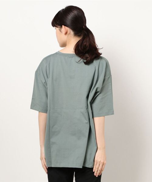 Grand PARK（グランドパーク）の「ヴィンテージライクフェードプリントTシャツ（Tシャツ/カットソー・レディース・ダークブラウン/ピンク/モスグリーン/クリーム・FREE）」の11枚目の写真