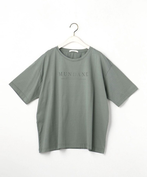 Grand PARK（グランドパーク）の「ヴィンテージライクフェードプリントTシャツ（Tシャツ/カットソー・レディース・ダークブラウン/ピンク/モスグリーン/クリーム・FREE）」の4枚目の写真