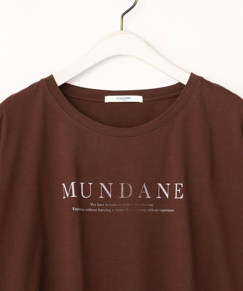 Grand PARK（グランドパーク）の「ヴィンテージライクフェードプリントTシャツ（Tシャツ/カットソー・レディース・ダークブラウン/ピンク/モスグリーン/クリーム・FREE）」の6枚目の写真