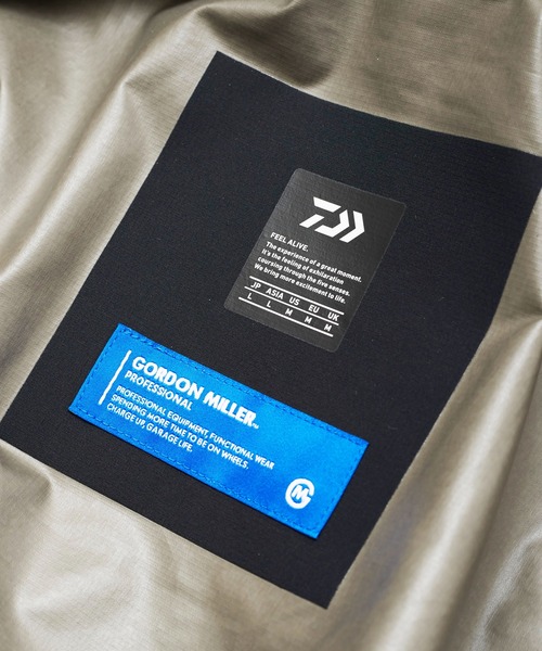 DAIWA（ダイワ）の「DAIWA × GORDON MILLER　GORE-TEX INFINIUM JACKET (ダイワ ゴードンミラー ゴアテックス インフィニウム ジャケット)(2colors)(Men's)(21S-GM016)（ナイロンジャケット・メンズ・ブラック/オリーブドラブ・M/L/XL）」の21枚目の写真