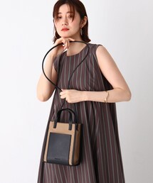 OPAQUE.CLIP | キャンバスコンビポケットミニショルダー【エコバッグ付・抗菌防臭加工裏地】(ショルダーバッグ)