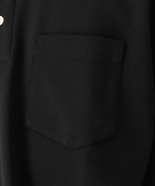NAVY（ネイビー）の「レピュールボタンダウンポロシャツ（ポロシャツ・メンズ・ホワイト/ブラック/ネイビー/サックスブルー・S/M/L/XL）」の15枚目の写真