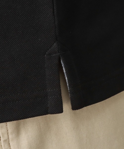 NAVY（ネイビー）の「レピュールボタンダウンポロシャツ（ポロシャツ・メンズ・ホワイト/ブラック/ネイビー/サックスブルー・S/M/L/XL）」の13枚目の写真