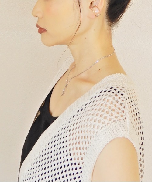 y/m by Yukie（イムバイユキエ）の「クリアイヤカフ（イヤーカフ・レディース・イエロー/クリア・FREE）」の7枚目の写真