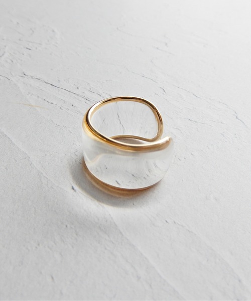 y/m by Yukie（イムバイユキエ）の「クリアイヤカフ（イヤーカフ・レディース・イエロー/クリア・FREE）」の10枚目の写真