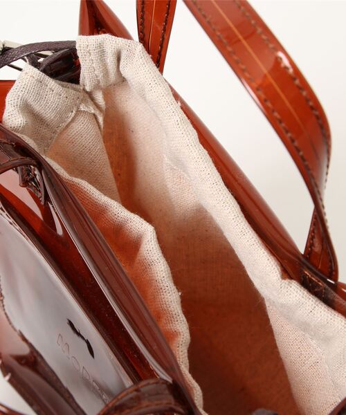 Me%（ミィパーセント）の「PVCキンチャクツキショルダーバッグ（ショルダーバッグ・レディース・アイボリー/ダークブラウン/ブラック・FREE）」の8枚目の写真