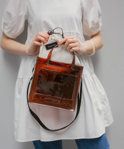 Me%（ミィパーセント）の「PVCキンチャクツキショルダーバッグ（ショルダーバッグ・レディース・アイボリー/ダークブラウン/ブラック・FREE）」の20枚目の写真