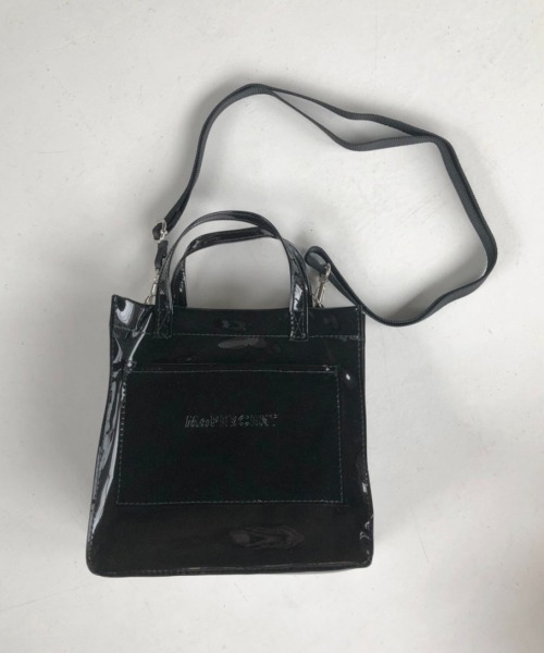 Me%（ミィパーセント）の「PVCキンチャクツキショルダーバッグ（ショルダーバッグ・レディース・アイボリー/ダークブラウン/ブラック・FREE）」の12枚目の写真