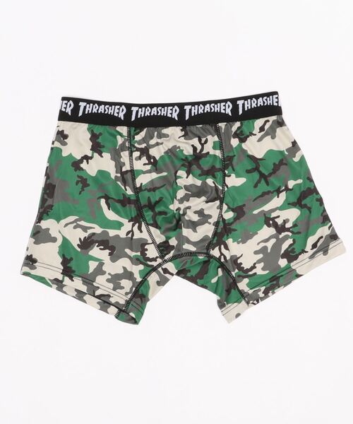 THRASHER(スラッシャー)の「THRASHER/スラッシャー BOXER TRUNKS ボクサートランクス(ボクサーパンツ・メンズ・ブラック/ブラック×ホワイト/グリーン/グレー系カモフラージュ/レッド/ブラック系その他2/ホワイト/グリーン系カモフラージュ/ブルー系その他2/ブルー/ブラック×イエロー/グレー系その他/グレー/ブラック×レッド/グレー系その他2/イエロー/ネイビー/ブラック系その他・L/LL/M)」の17枚目の写真